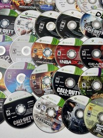 Video Game Lot of 120 Wii Xbox 360 PS2 PS3 Disc Only Untested Loose Scratched