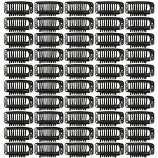 Clips para extensiones de cabello de 32 mm con 9 dientes accesorios para pelucas