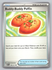 Buddy-Buddy Poffin 184/217 Common Ascended Heroes Pokemon Near Mint