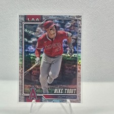 2026 Topps Series 1 # 350 Mike Trout Celebration Opening Day Foil. Angels.