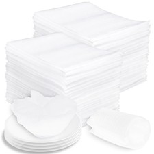 100 Pack 8'' x10'' Cushion Foam Pouches, Moving Supplies 8X10IN-100PCS, White 