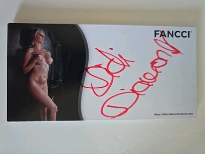 DIDI DIAMOND  Autogrammkarte SIGNIERT A5 Erotik Autograph FANCCI Autograph 