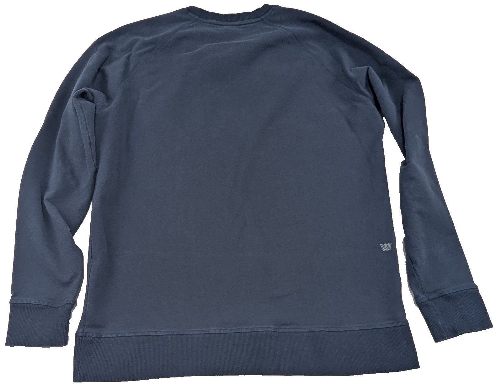 Mack Weldon ACE Atlas Navy Blue Stretch Crewneck Pullover Sweater Men M Excellen