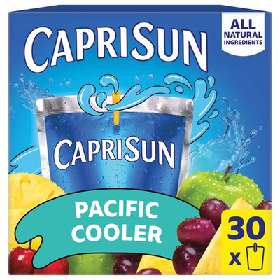 Capri Sun Flavored with Other Natural Flavor Juice Drink Blend, 30 Pouches, for 