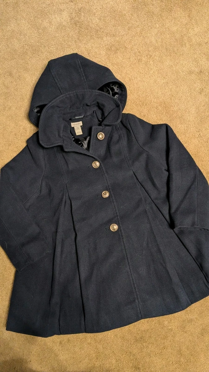 Monsoon Girl Navy Blue Formal Coat 7-8y