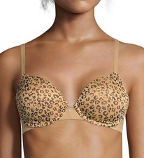 Maidenform DM0074 FlexBack Modern Demi Bra KissngLeoprdPrt/Bdybge 32B 