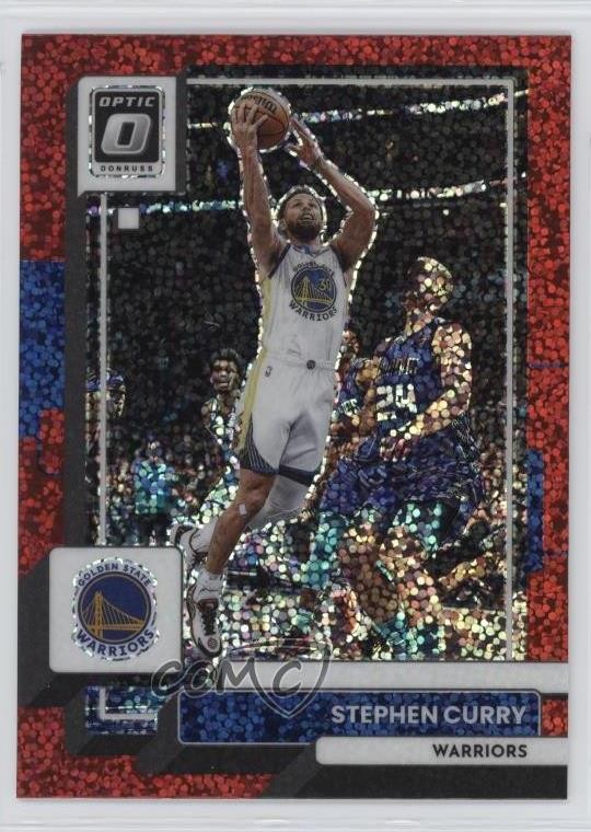 2022-23 Panini Donruss Optic Red Sparkle Prizm Stephen Curry #96 5yi