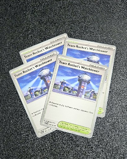 X4 Team Rocket's Watchtower 180/182 Sv10: Destined Rivals Regular