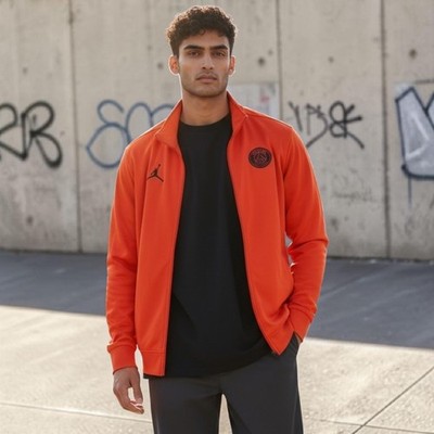 PSG Paris Saint-Germain x Jordan Trainingsjacke Rot/Schwarz XL