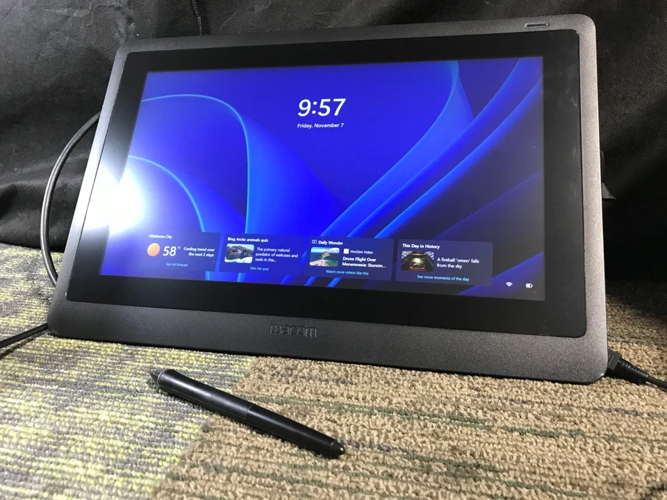 16" |Wacom Cintiq |Lápiz creativo | Tableta de dibujo de pantalla |DTK1660 Foto 3 de 4