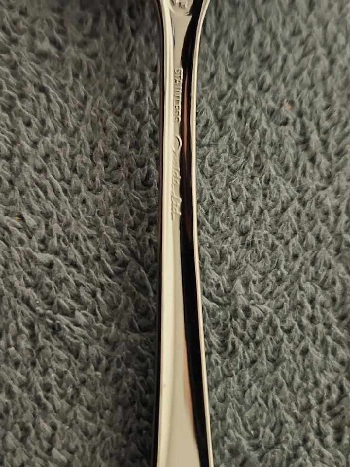 CONJUNTO 6 colheres serrilhadas de toranja Oneida AMERICAN ARTISTRY aço inoxidável brilhante - Imagem 3 de 4