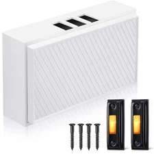 Saillong Wired Door Bell Chime Kit with 16V 10VA Two Note Lighted M... Fast Ship