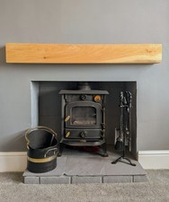 Solid Oak Floating Mantle Beam 1200 X 145 X 90 MM