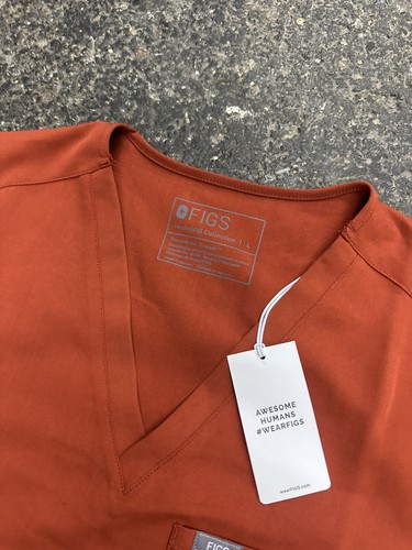 Juego Exfoliante Figs Catarina Mujer Grande/XL Naranja Nuevo Con Etiquetas Médico - Imagen 3 de 10