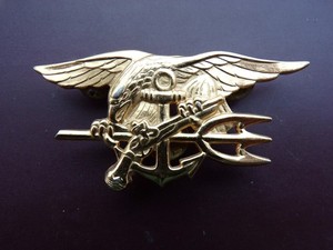 NAVY NAVAL SPECIAL WARFARE UNIT SEAL TEAM 5" EMBROIDERED TRIDENT PATCH - Foto 11