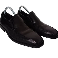Kenneth Cole Reaction Witter Slip On Loafer Mens 8  Black Leather Dress Business
