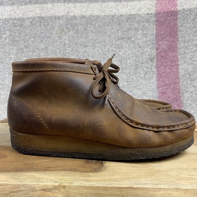 Clarks Originals Wallabee Shoes Mens Size 10 M Leather Crepe Sole