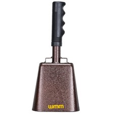 10 Inch Steel Cowbell with Handle Cheering Bell for Sports 1 pack, Copper