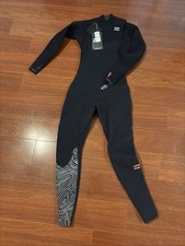 Billabong Furnace Comp 4/3mm Chest Zip Wetsuit Womens Xs 2 NEW Midnight Trails
