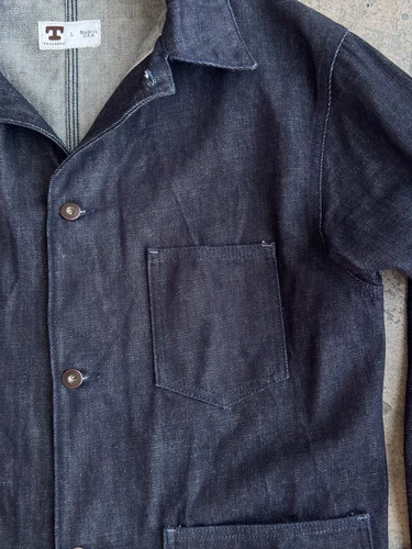 Tellason Palmer Denim Jacket - L - USA - 14.75oz Cone Mills White Oak - Rare image 8
