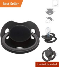 Stylish Black Bigshield Generation-II Pacifier - Latex-Free Comfort for Adults