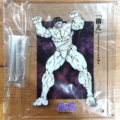 Kaoru Hanayama Baki Acrylic Stand Big Prize Lottery Figure 160mm Used