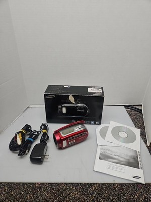 Samsung SC MX20R Red Handheld Digital Camcorder Shoot & Share Micro SD 34x