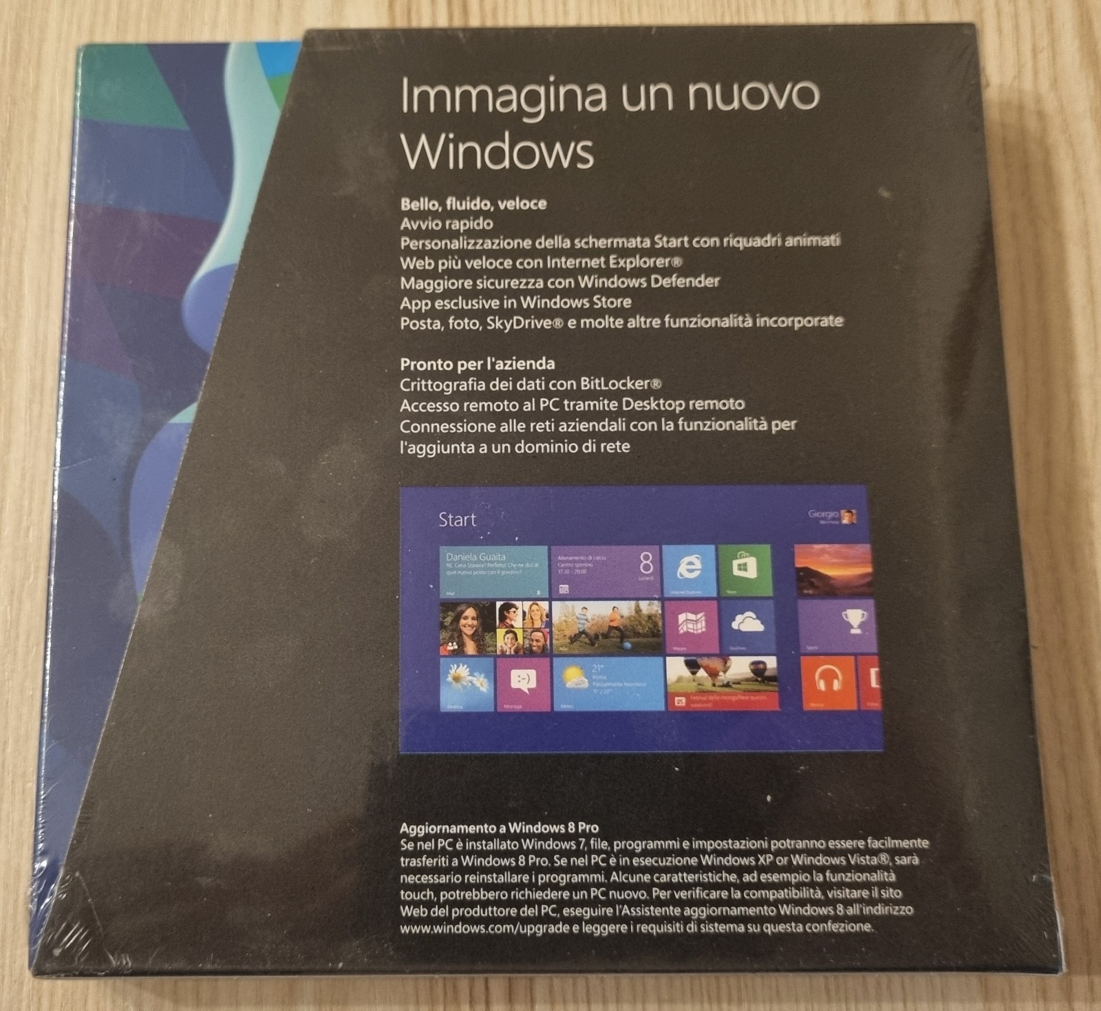 Microsoft Windows 8 Pro 32/64bit =NEW SEALED=