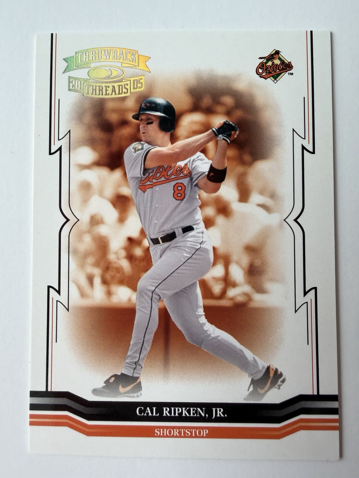 Cal Ripken Jr 2005 Donruss Throwback Threads Gold 56 /100 #281