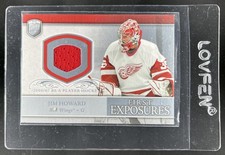 2006 Upper Deck Be A Player Portraits Jimmy Howard First Exposures Jersey #1/25