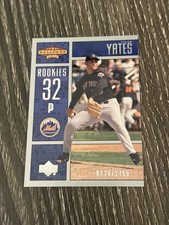 2002 Upper Deck Ballpark Idols /1750 #225 TYLER YATES Baseball Card Rookie RC. rookie card picture