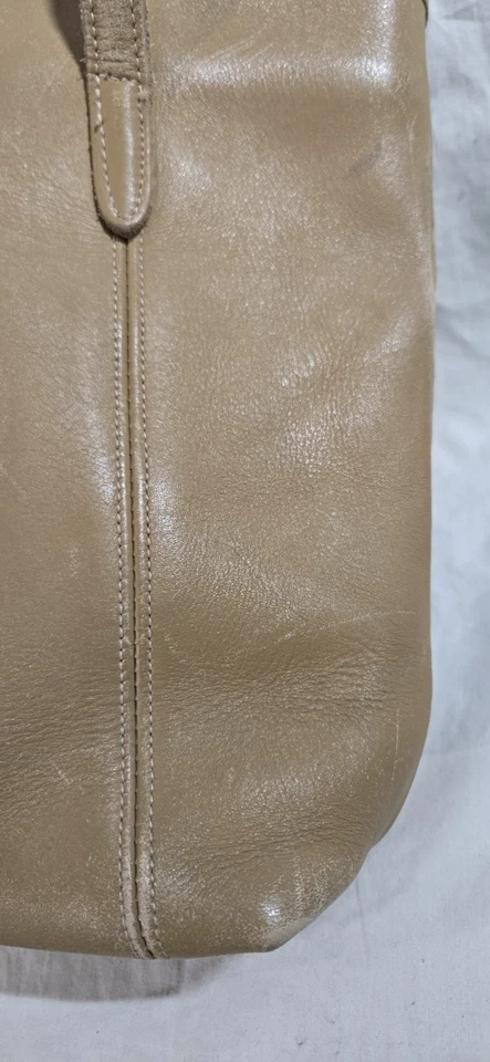 Bolso de Mano Coach Vintage Cuero Tostado Legado Delgado Hombro Almuerzo Doble Asa  Foto 4 de 4