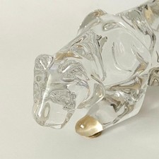 Baccarat Baccarat Animal Tiger Figurine Interior Decor Excellent Condition