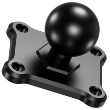 1 Ball Mount Base With Aluminum Alloy 4-hole Amps Square Plate Compatible W...