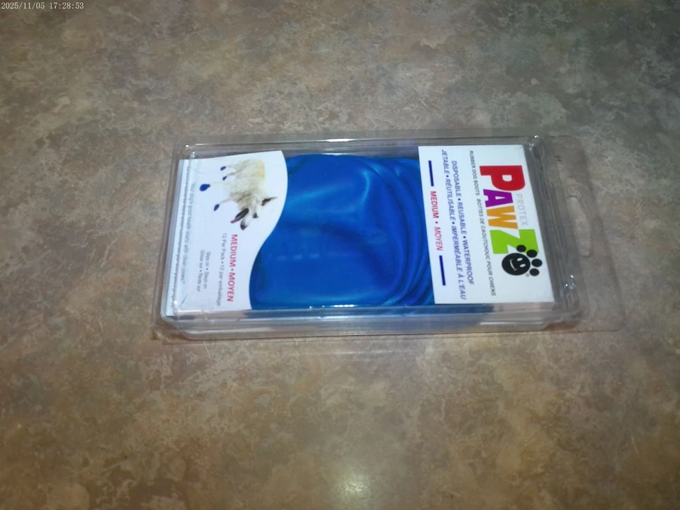 Protex Pawz Dog Boots BLUE MEDIUM "BRAND NEW" - Image 1 of 1