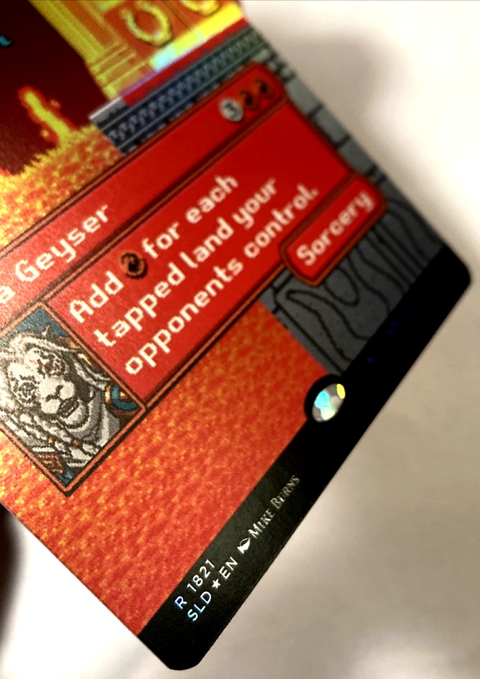 MTG Mana Geyser (Rainbow Foil) Secret Lair Pixel Perfect 1821 NM - Image 2 of 4