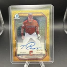 2026 Bowman Chrome Gold Shimmer Refractor Auto #03/50 Travis Bazzana Guardians