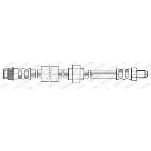 FERODO FHY3015 Tubo freno per RENAULT KANGOO (KC0/1) KANGOO Express (FC0/1) - Immagine 3 di 4