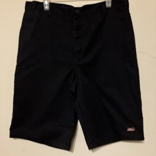 Dickies Men's Casual Shorts, Cotton Blend black 36" waist 13" inseam
