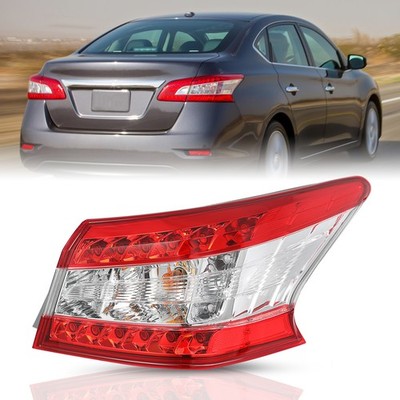 Tail Light For 2013-2015 Nissan Sentra RH Passenger Rear Outer Brake Lamp w/Bulb