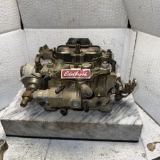 Edelbrock 1901 Carburetor 750 Cfm Spread Bore Quadrajet Equivalent Riser Plate