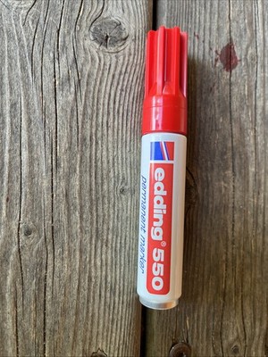 edding 550 Permanentmarker rot 3-4mm Rundspitze
