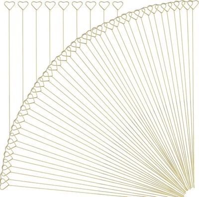 40Pcs Floral Card Holder Pis, P Holders for Centerpieces, Metal
