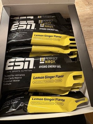 ESN Hydro Energy Gel Lemon Ginger 12x40ml
