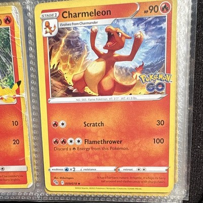 The Pokémon Company Charmeleon 009/078 Uncommon Pokémon GO 2022 English 90 HP