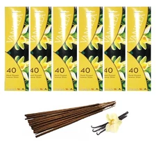 240Pack Vanilla Scent Incense Sticks HandDipped Fragrance for Meditation and