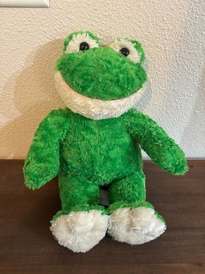 2004 17'' Build-A-Bear Green Frog Smiling Plush BAB stuffed toy free shipping