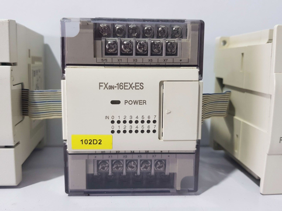 MITSUBISHI MELSEC FX3U-32M FX0N-16EX-ES FX2N-4AD-PT FX2N-8EYR-ES