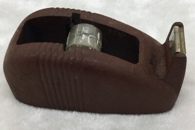 Minnesota Mining Brown Cast Iron Scotch Desk Tape Dispenser