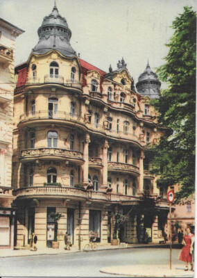 Postcard postcard, Mariánské Lázně, Bohemia, Czech Republic, Marianske Lazne